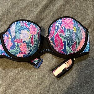 Victoria’s secret Floral Print Strapless Bathing suit top